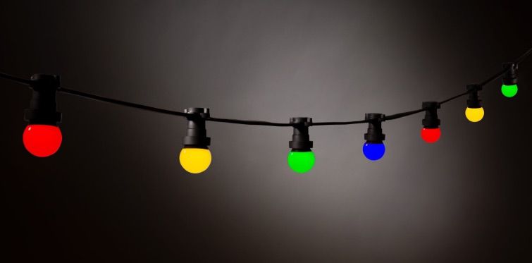 Prikkabel gekleurd 20 meter